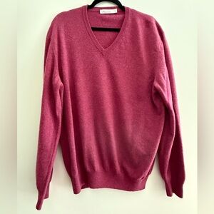 Ermenegildo Zegna Rich Pink Cashmere Sweater